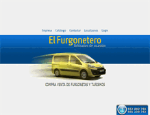 Tablet Screenshot of elfurgonetero.com